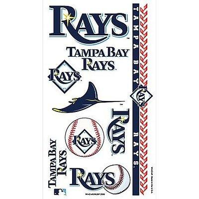 Tampa Bay Rays Face Face Decals, 10ct